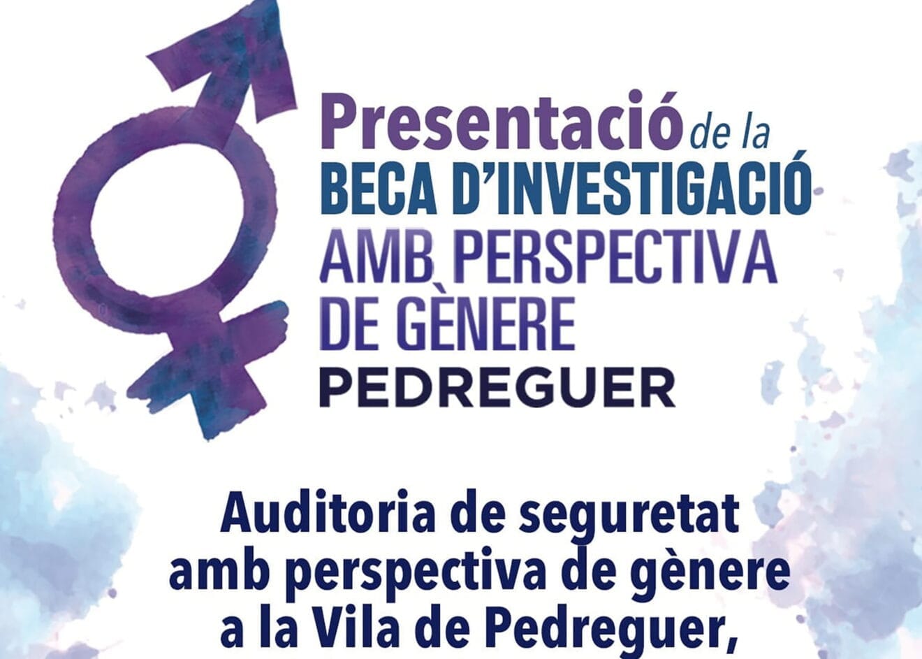 Beca de investigación con perspectiva de género de Pedreguer