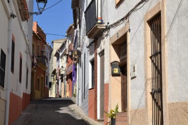 Calle del Ayuntamiento en Parcent