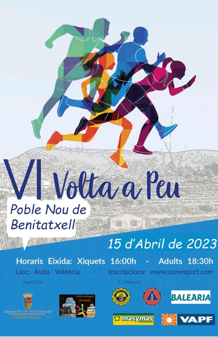 Cartel de la VI Volta a Peu de Benitatxell