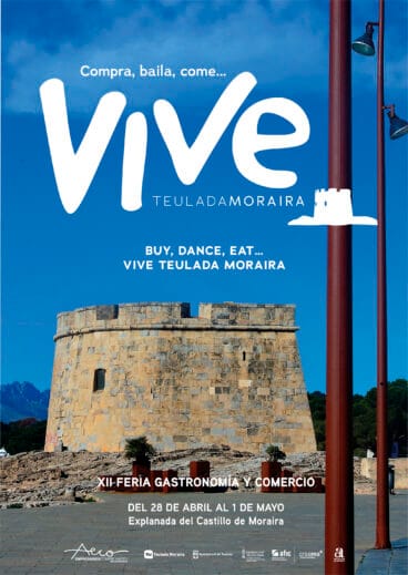 Cartel de la XII feria ‘Vive Teulada Moraira’ 2023