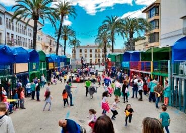 Día de carretones de toros para niños en las fiestas de Benissa
