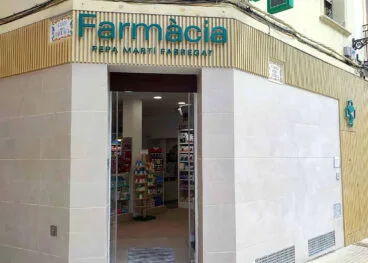 entrada de la farmacia pepa marti fabregat de benissa