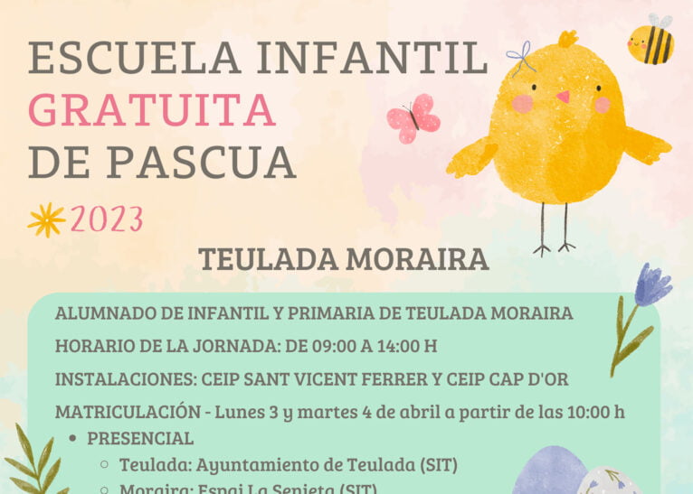 Escuela de Pascua 2023 de Teulada Moraira