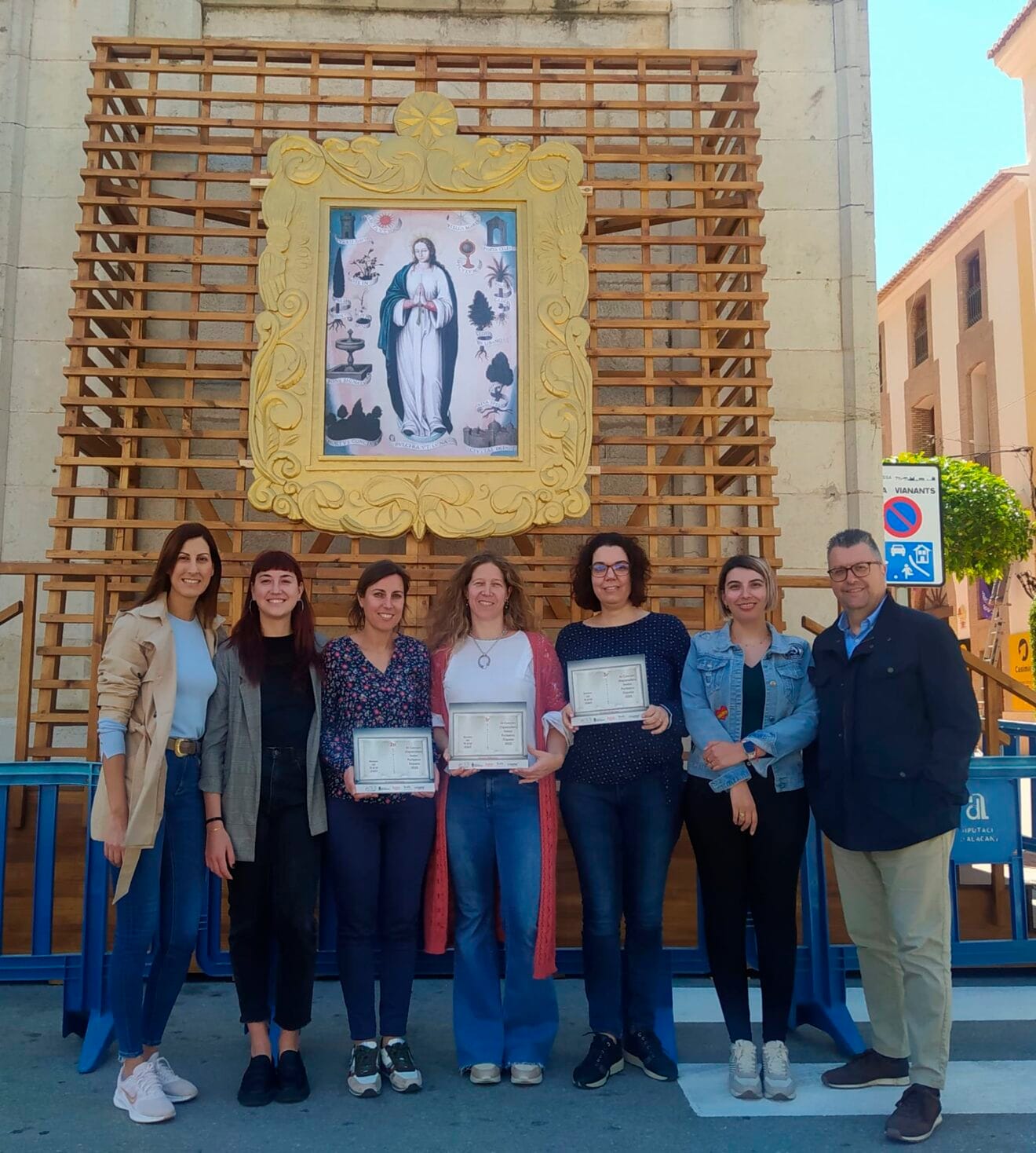 Ganadores del concurso de escaparates comerciales de las fiestas patronales de Benissa 2023