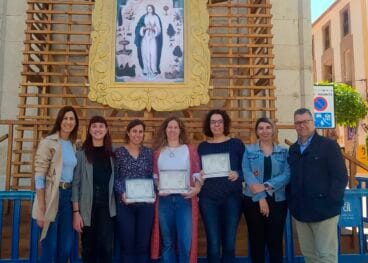 Ganadores en el concurso de escaparates comerciales de las fiestas patronales de Benissa 2023