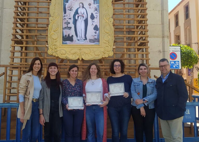 Ganadores en el concurso de escaparates comerciales de las fiestas patronales de Benissa 2023