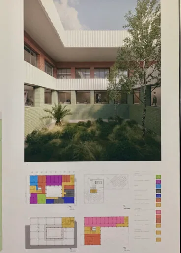 Información documental y foto del proyecto del nuevo centro de salud de Pedreguer