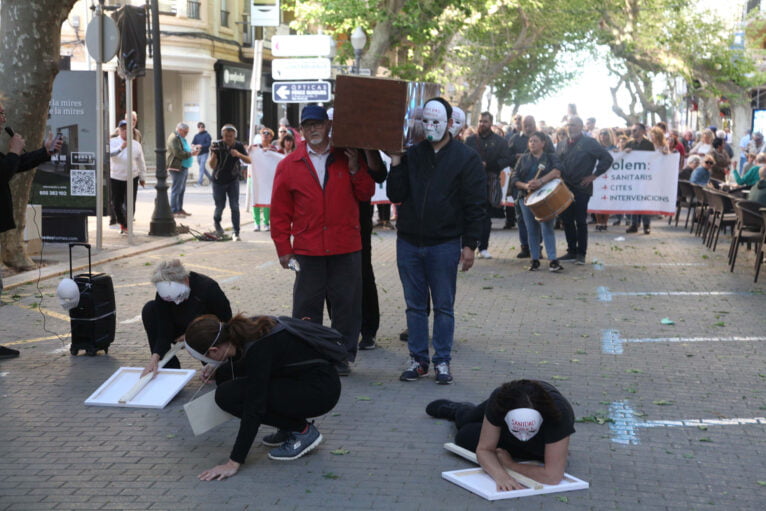 Demonstratie voor waardige gezondheidszorg in de Marina Alta 02