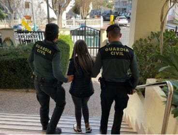 Mujer detenida en Calp