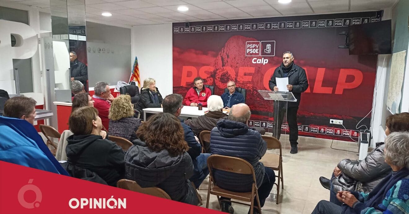 OPINIÓN del PSOE Calp durante un encuentro