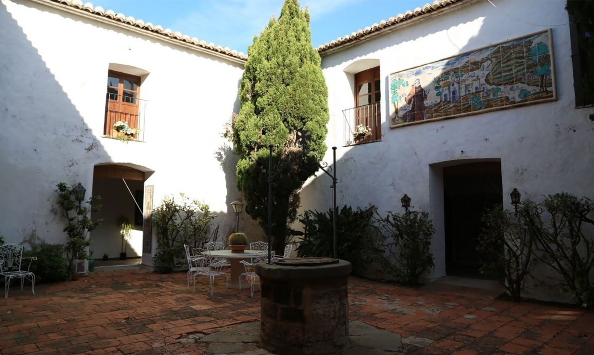 Patio interior del convento y el pozo – Informe de valoración patrimonial preliminar de la Generalitat Valenciana