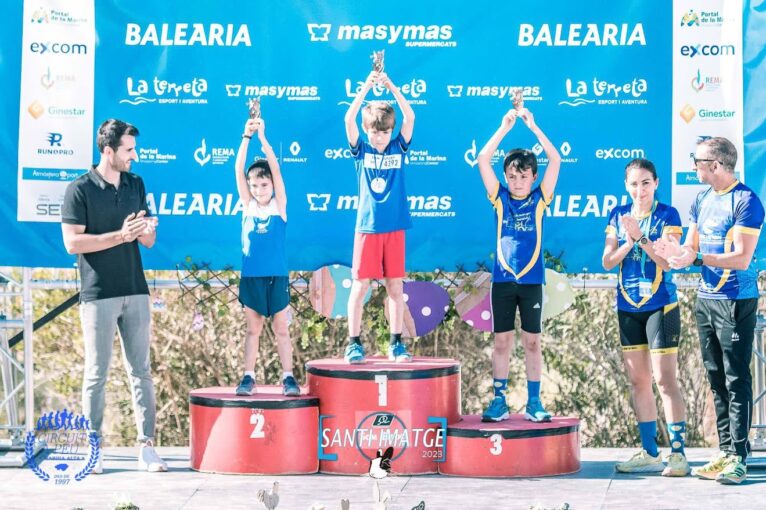 Podium Benjamín masculino