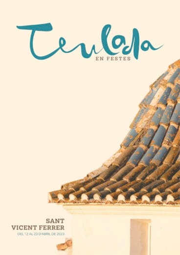Portada del libro de fiestas patronales Sant Vicent Ferrer de Teulada Moraira 2023