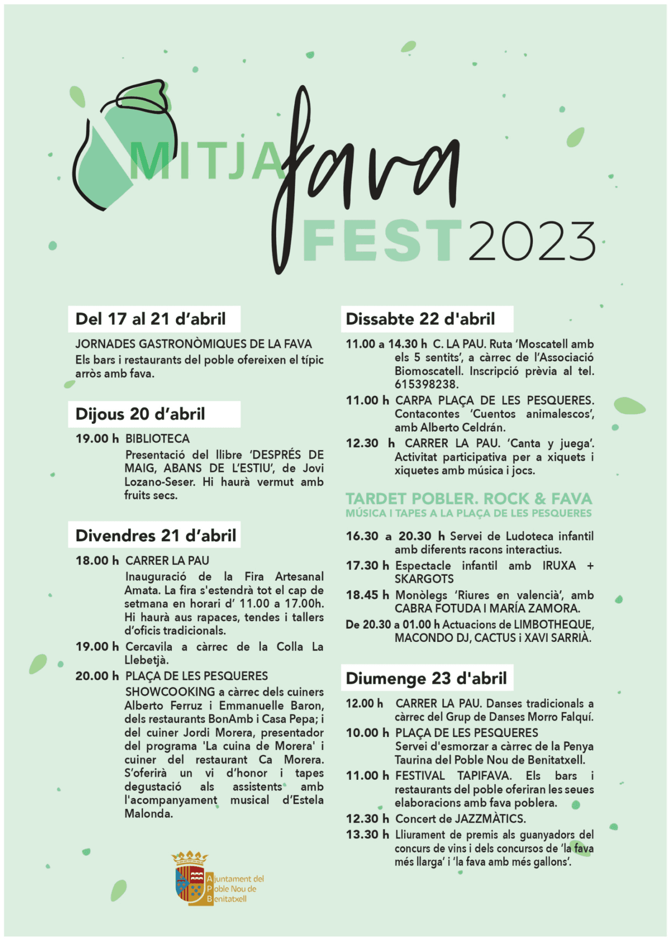 Programación Mitjafava Fest 2023