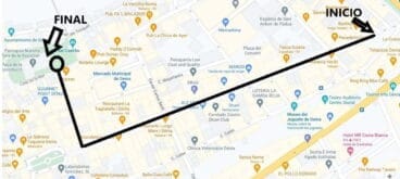 Recorrido marcado para la manifestación sanitaria en la Marina Alta el 21 de abril de 2021