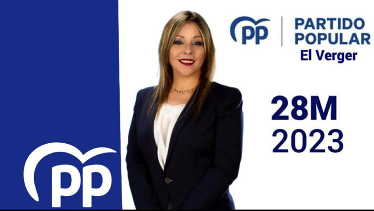 Adela Moncho, candidata a la Alcaldía del Verger por el PP