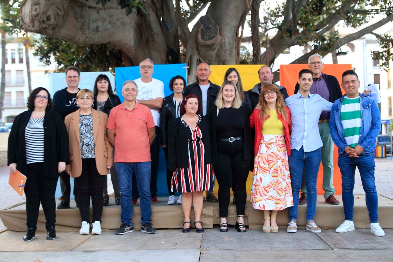 Candidatura de Compromís Benissa en la presentación
