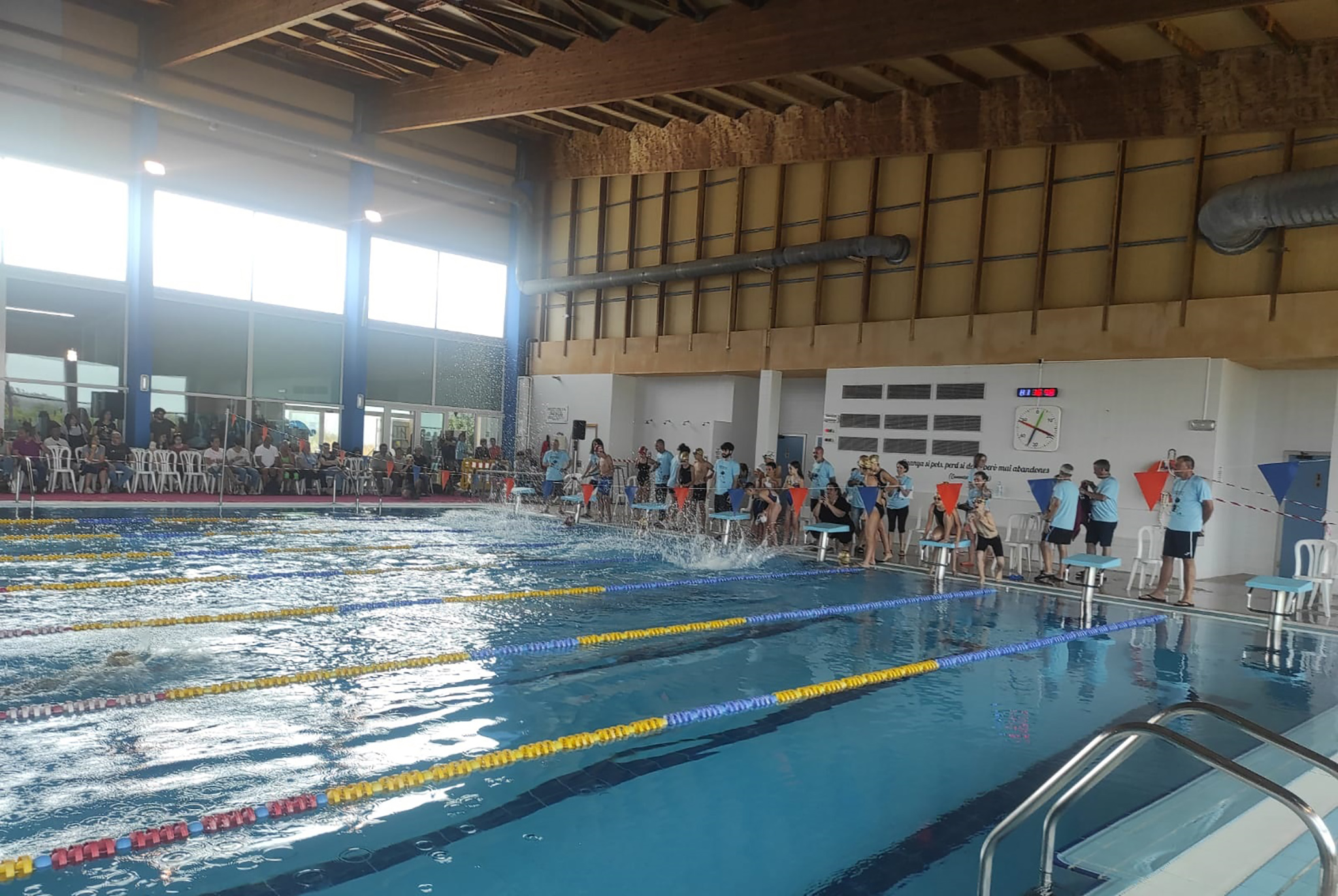 Competición de natación de los XIV Minijocs de la Marina Alta