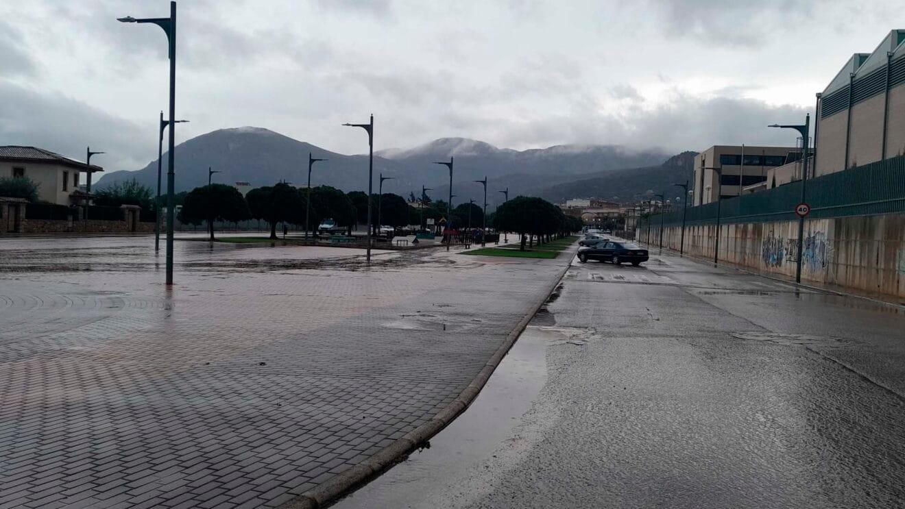 Día de lluvia en Pego