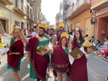 Disfraces de ‘Sanpancrasios’ en Benitatxell