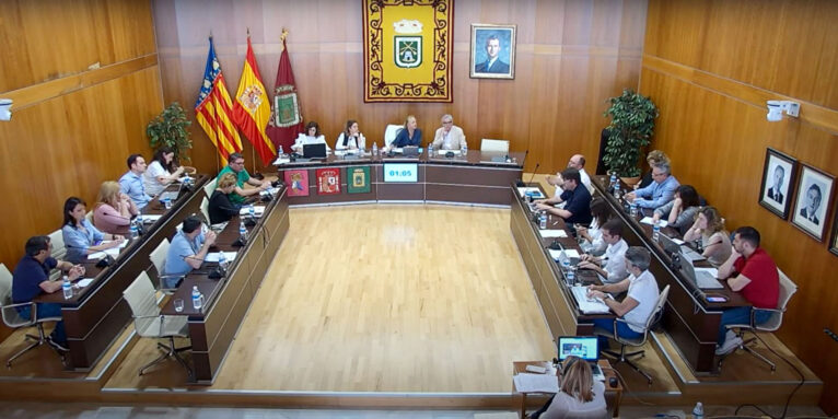 El último pleno de la legislatura del Ayuntamiento de Calp en 2023