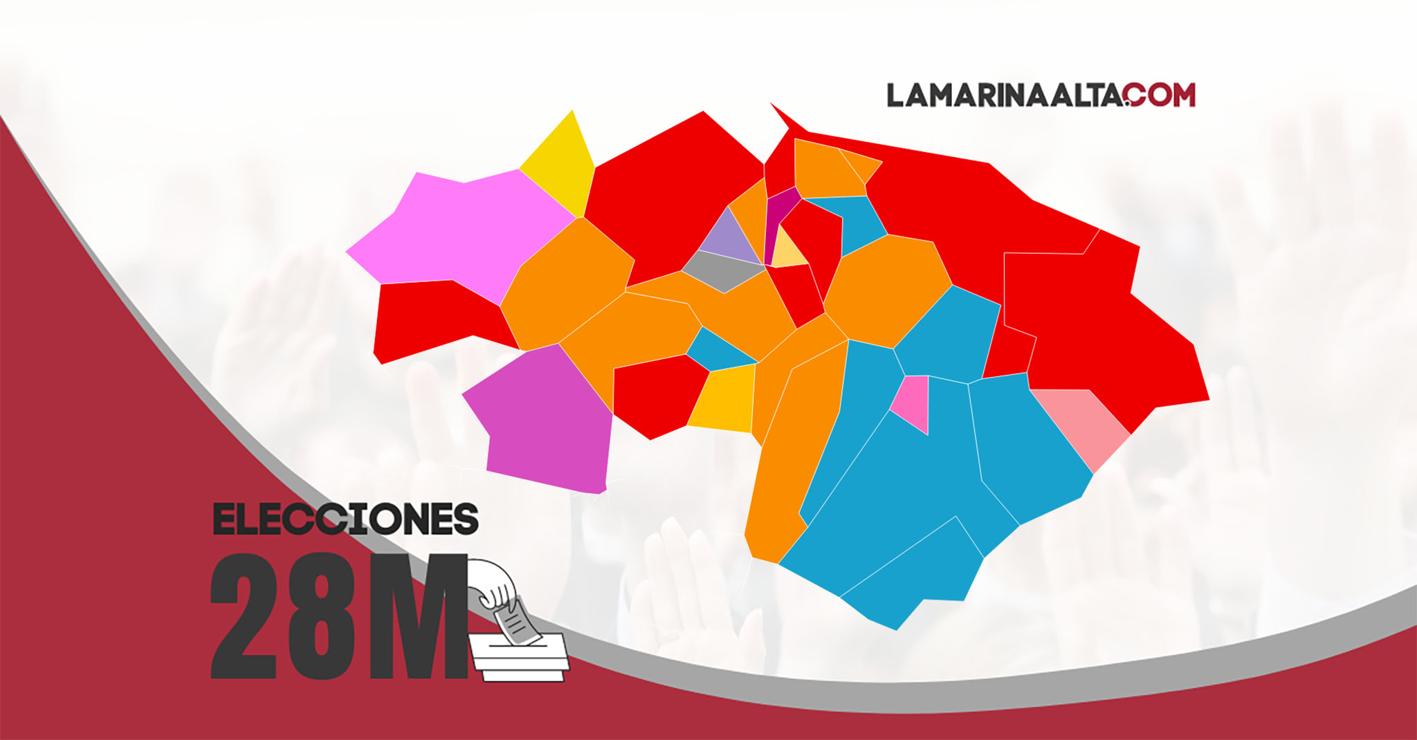 Elecciones municipales Marina Alta 2023 a las 00.26 horas