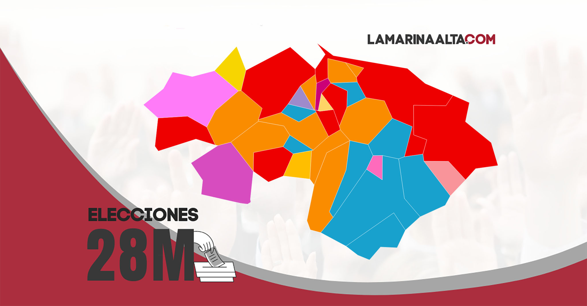 Elecciones municipales Marina Alta 2023 a las 00.39 horas