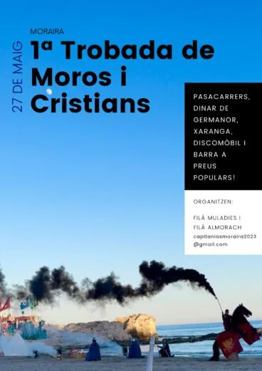 Encuentro en Moraira de Filaes de Moros i Cristians