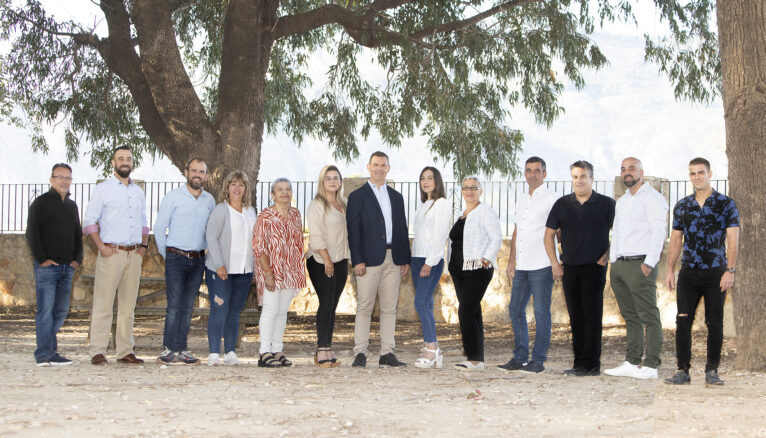 Vox El Verger-team voor de gemeenteraadsverkiezingen van 2023