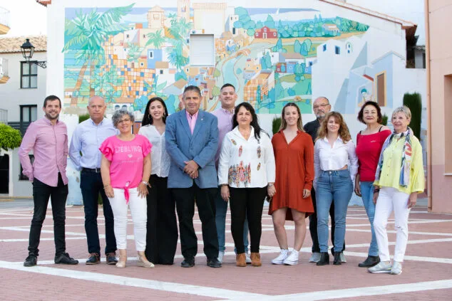 Imagen: Equipo del PSPV-PSOE en El Verger