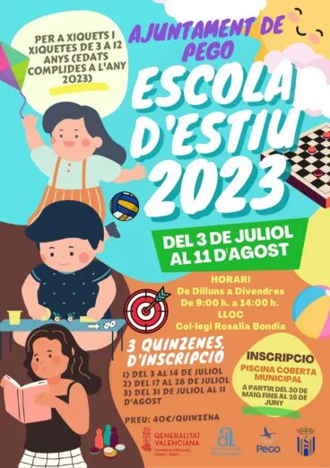 Escola d’Estiu de Pego 2023