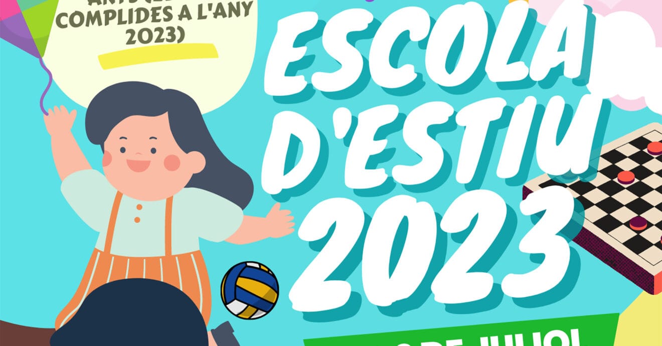 Escola d'Estiu de Pego 2023 portada