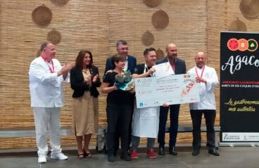 Ferrán Giró y Vanessa Monfort del Arrels Racó Gastronòmic de Gata de Gorgos en el concurso