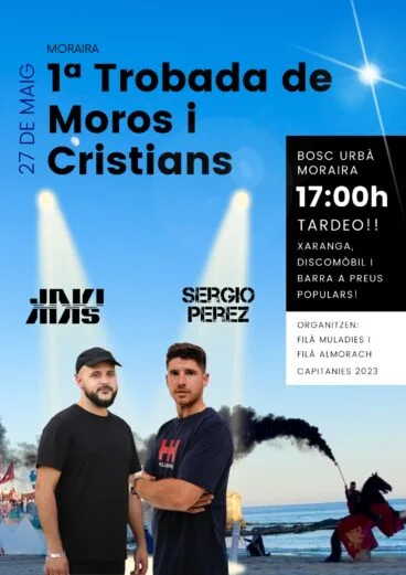 Fiesta tardeo en Moraira organizada por las Filaes Capitanas 2023