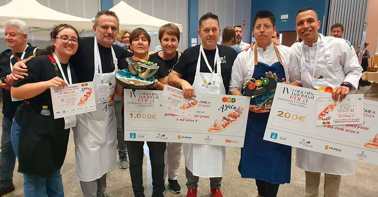 Ganadores del IV Concurso Nacional de Coca tradicional y creativa Ciutat d'Oliva