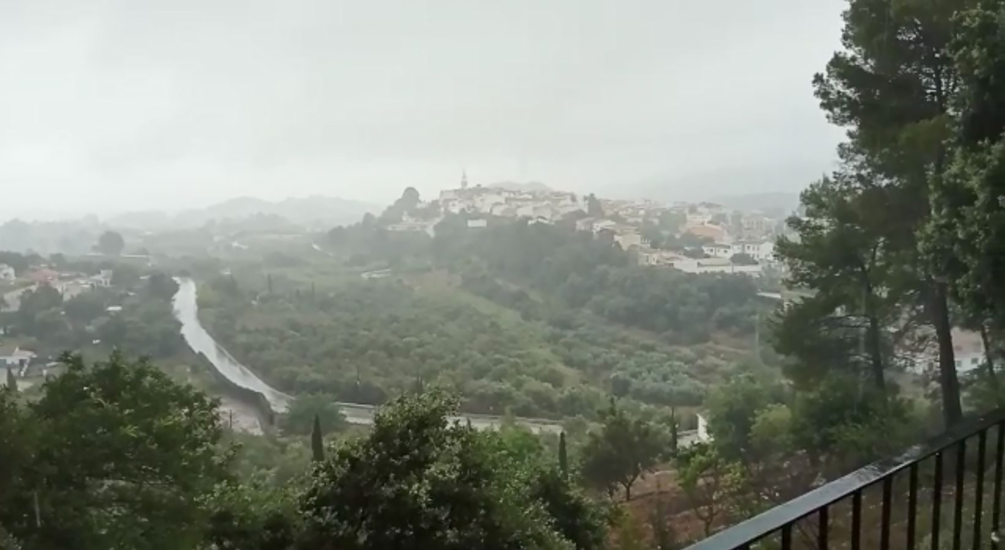 lluvia en parcent