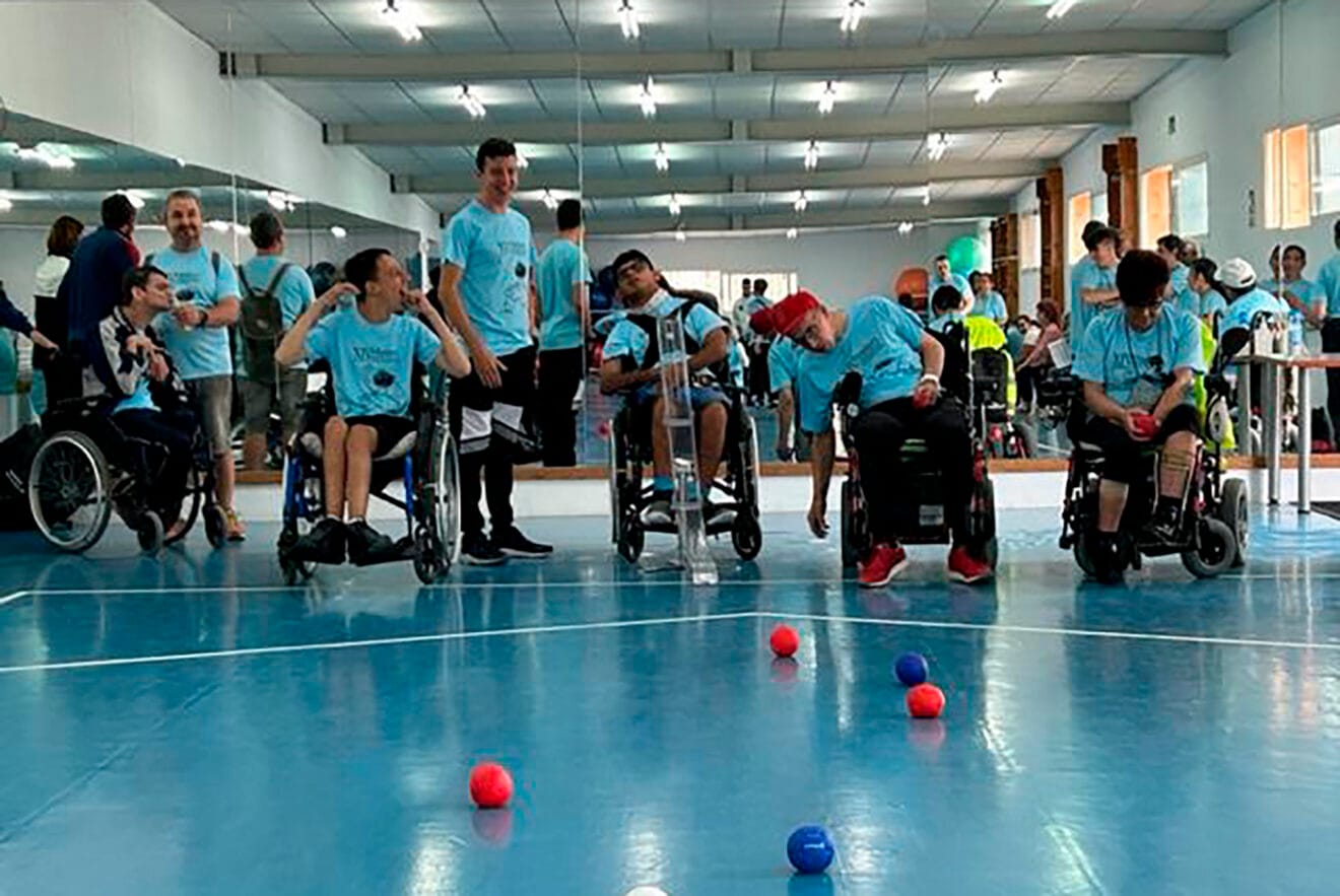 Participantes a Boccia de los XIV Minijocs