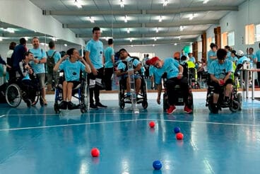 Participantes a Boccia de los XIV Minijocs