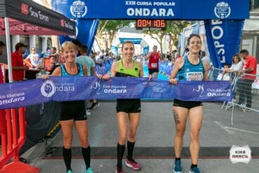 Podio absoluto femenino Cursa Ondara