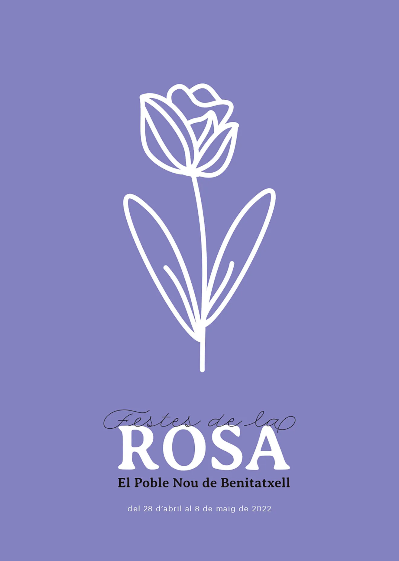Portada del libro de las Fiestas de la Rosa 2022