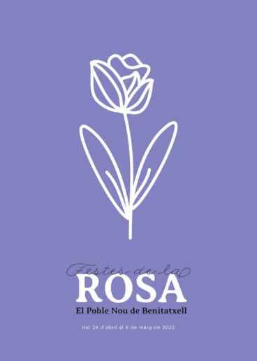 Portada del libro de las Fiestas de la Rosa 2022