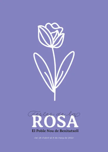 Portada del libro de las Fiestas de la Rosa 2022