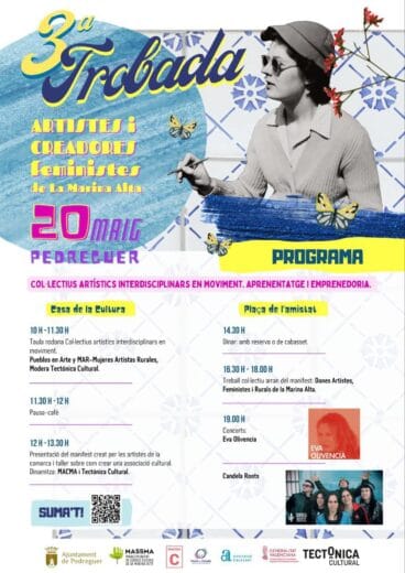 Programación del encuentro cultural en Pedreguer