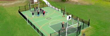 Prototipo de las pistas multideportivas a licitar en Benissa
