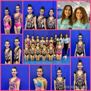 Gimnastas de Ondara que participaron en els Minijocs