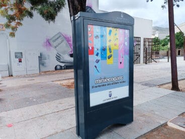 uno de los nuevos mini ecoparques en en la plaza maria cambrils de pego