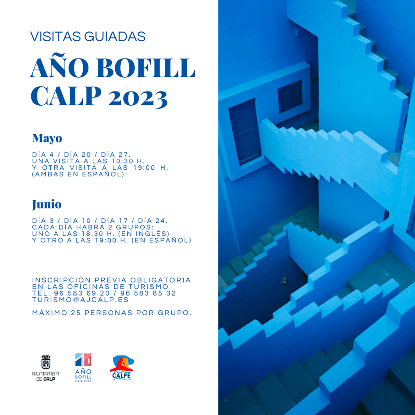 Visitas guiadas gratuitas a los edificios de Ricardo Bofill en Calp