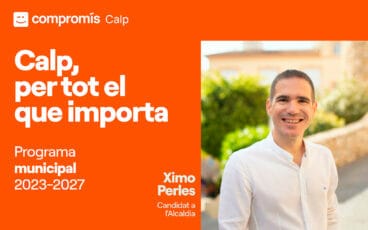 Ximo Perles, portavoz y candidato a la alcaldía de Compromís per Calp