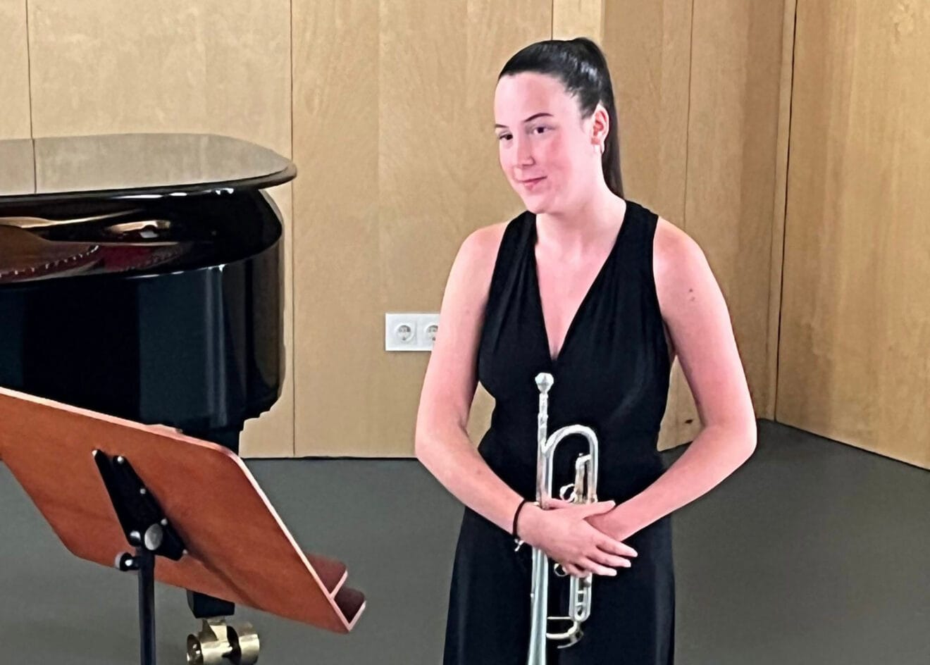 Aina Cardona Ivars, alumna de la especialidad de Trompeta del CMP Mestre Berenguer