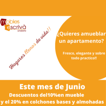Amuebla tu apartamento y aprovecha estos descuentos